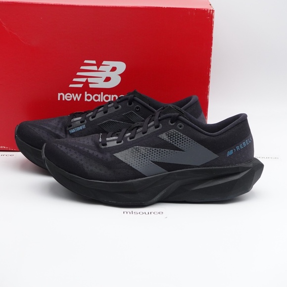 NEW New Balance Men's FuelCell Rebel v4 Running Shoes MFCXLB4 Magnet/Black - Picture 1 of 11